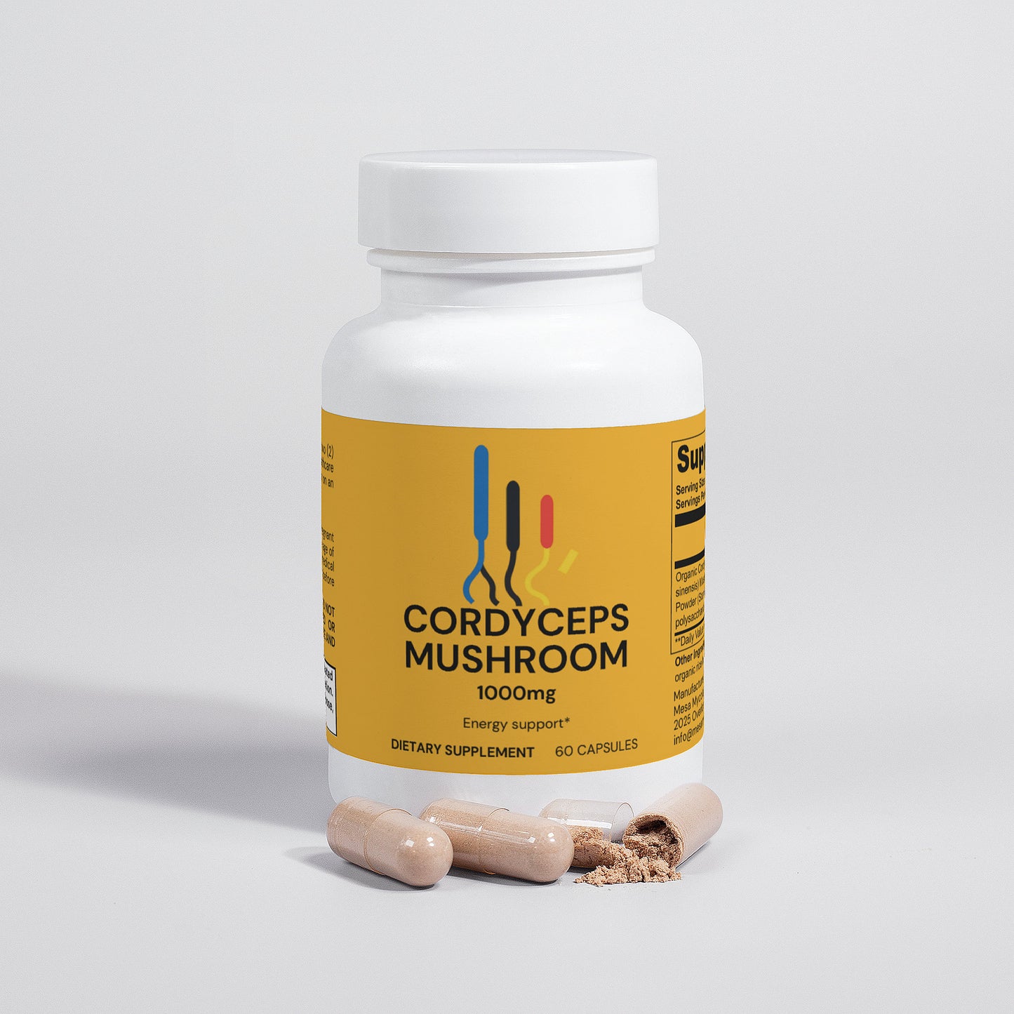 Mesa Mycology Cordyceps Mushroom Capsules