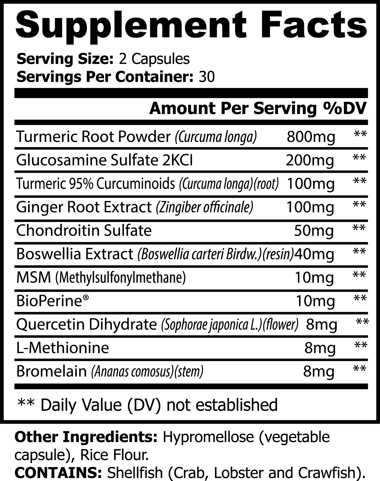 Premium Turmeric Capsules