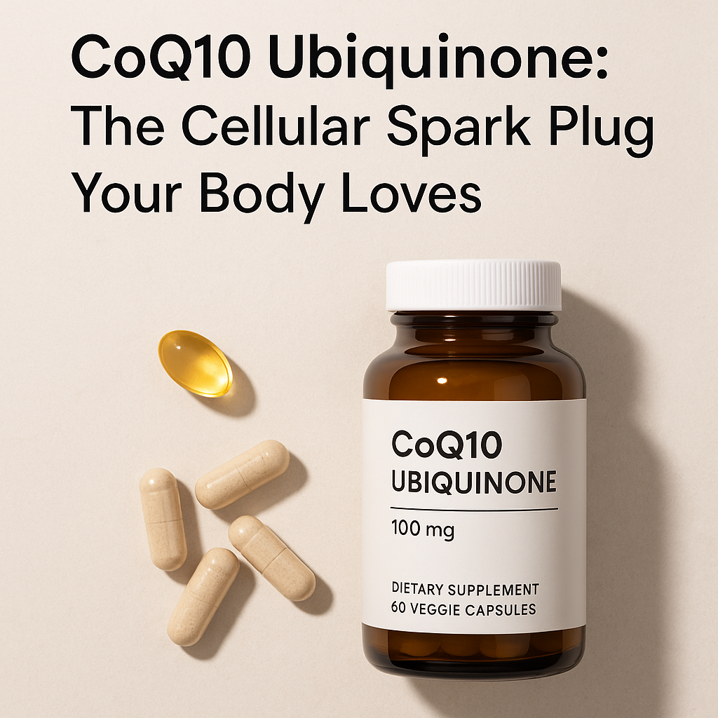 CoQ10 Ubiquinone: The Cellular Spark Plug Your Body Loves