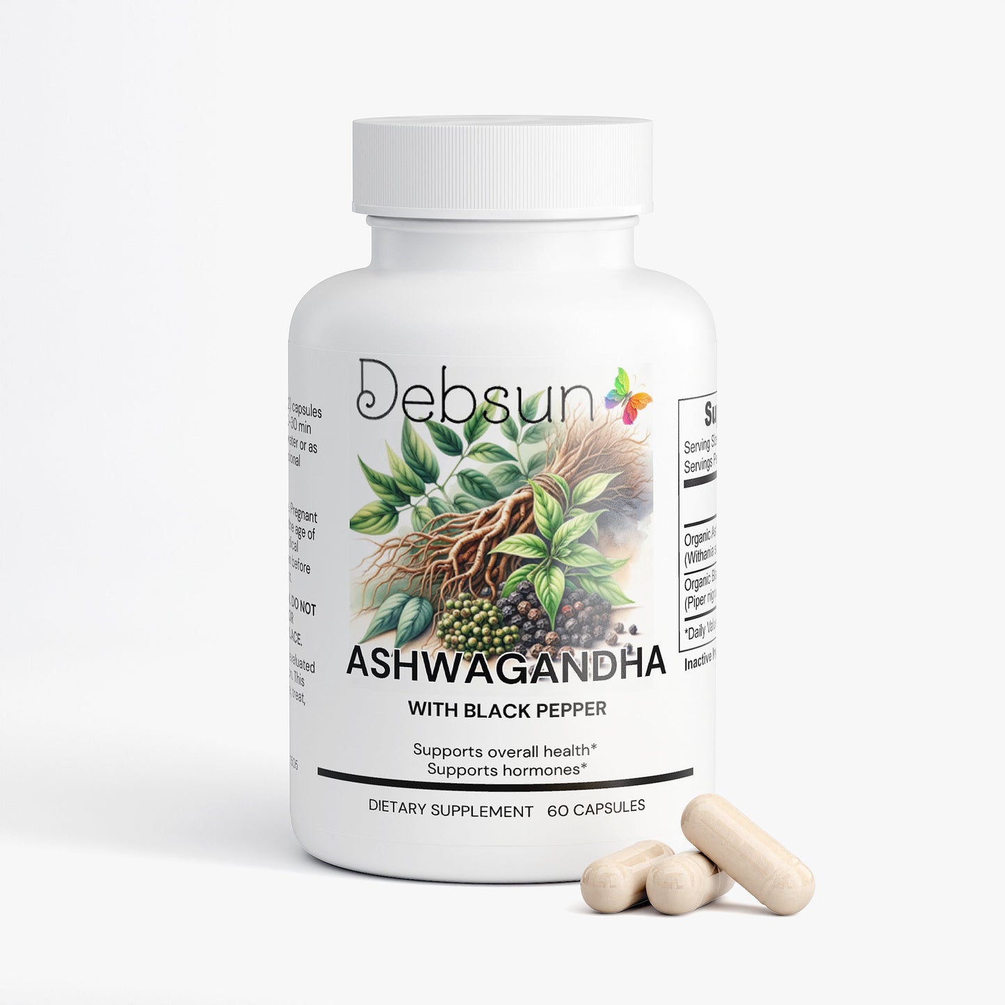 Ashwagandha & Black Pepper Capsules