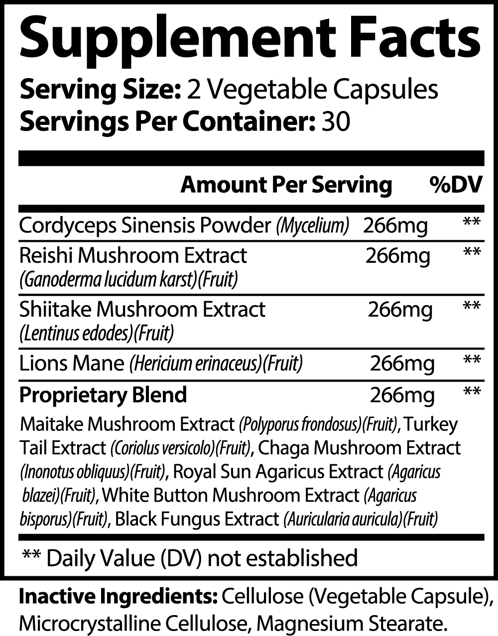 Mushroom Mélange (Blend)