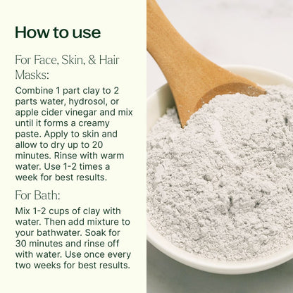 Calcium Bentonite Clay 16 oz