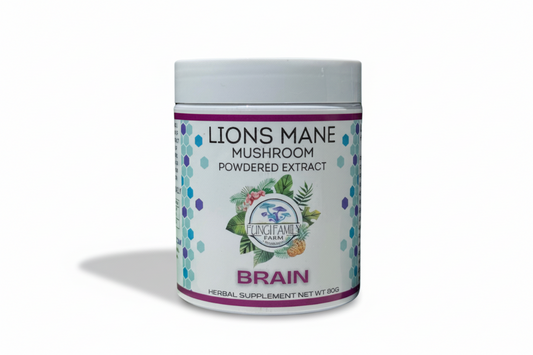Lion’s Mane Mushroom Powder Extract – Hericium erinaceus (2,000 mg)