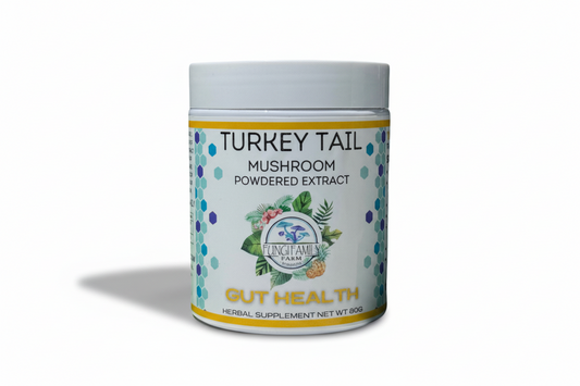 Turkey Tail Mushroom Powder Extract – Trametes versicolor (2,000 mg)