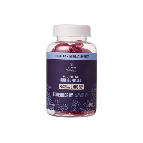 Elderberry Lychee Immunity CBD Gummy 25mg - Debsun