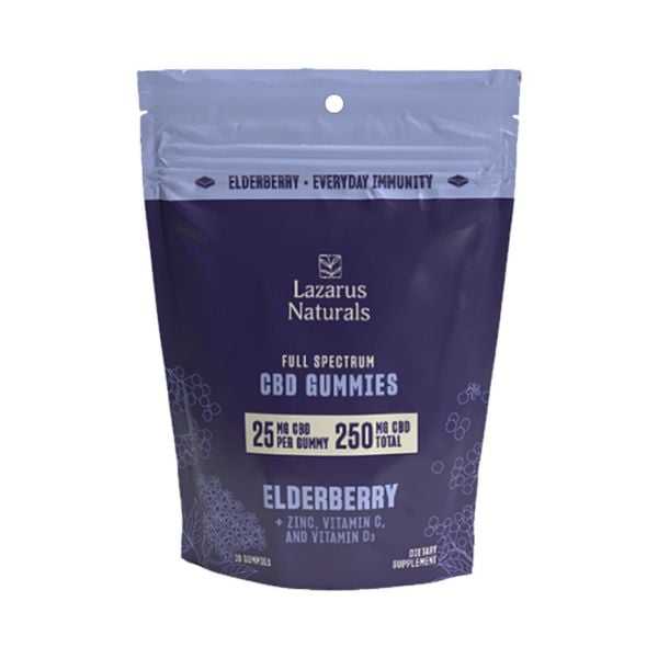 Elderberry Lychee Immunity CBD Gummy 25mg - Debsun